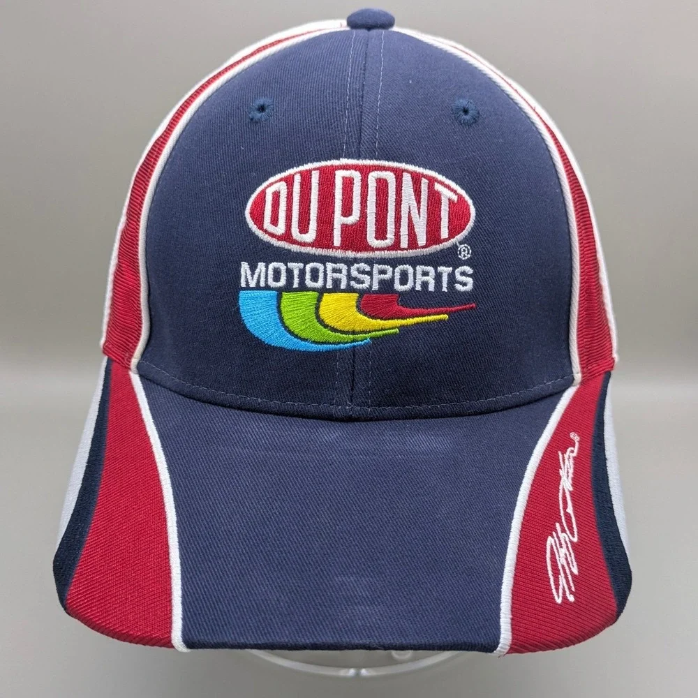 Chase Authentics‎ Jeff Gordon DuPont Motorsports NASCAR Hat Navy Blue Red 24